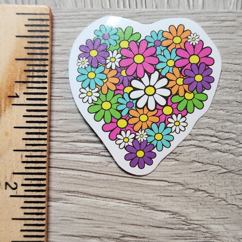 10 for $10 Flower Power Stickers Groovy Hippie 60s 70s Flower Child A655